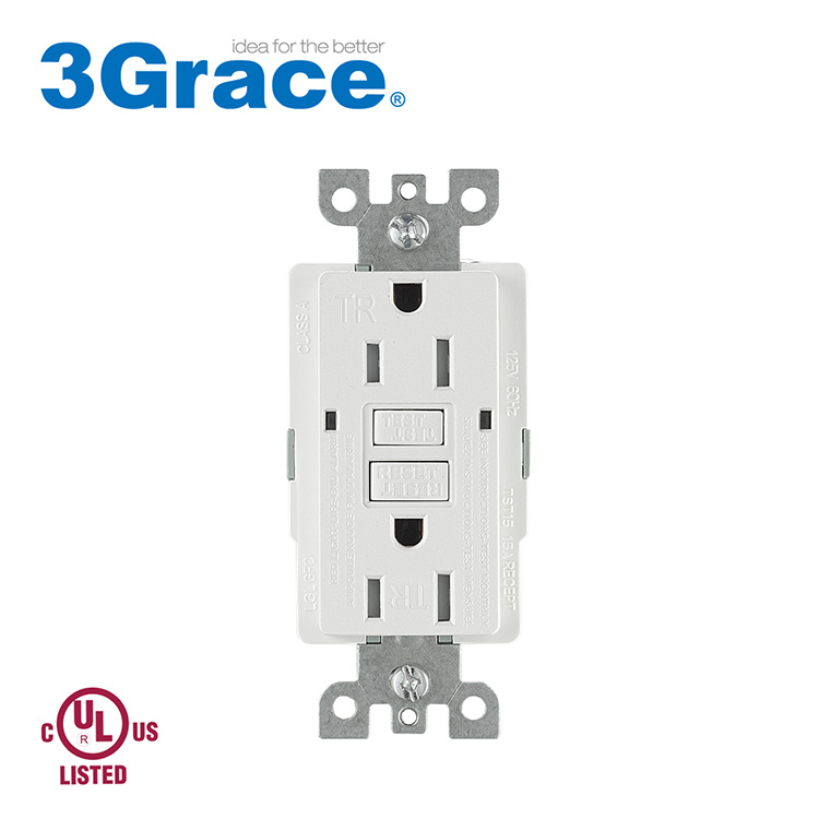 UL Listed Self-test GFCI Outlet GFI Socket
